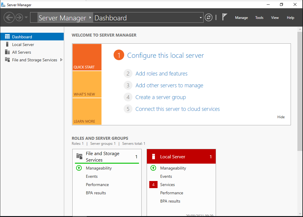 HomeLab: Creating a Domain Controller on Windows 2019.