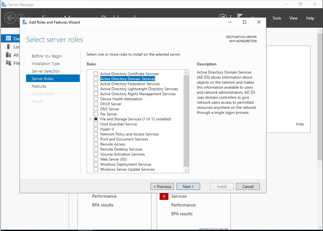 HomeLab: Creating a Domain Controller on Windows 2019.