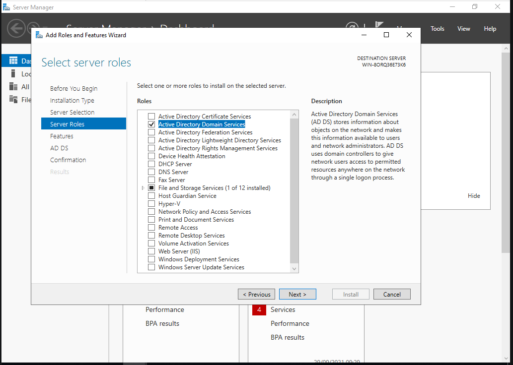 HomeLab: Creating a Domain Controller on Windows 2019.