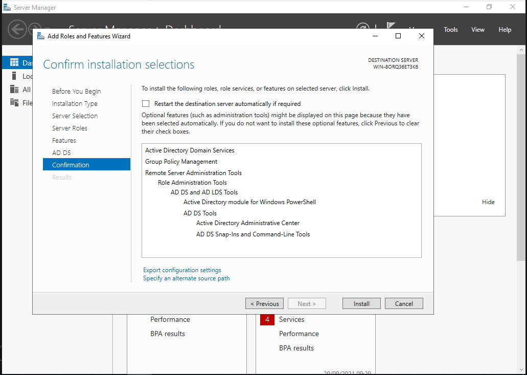 HomeLab: Creating a Domain Controller on Windows 2019.