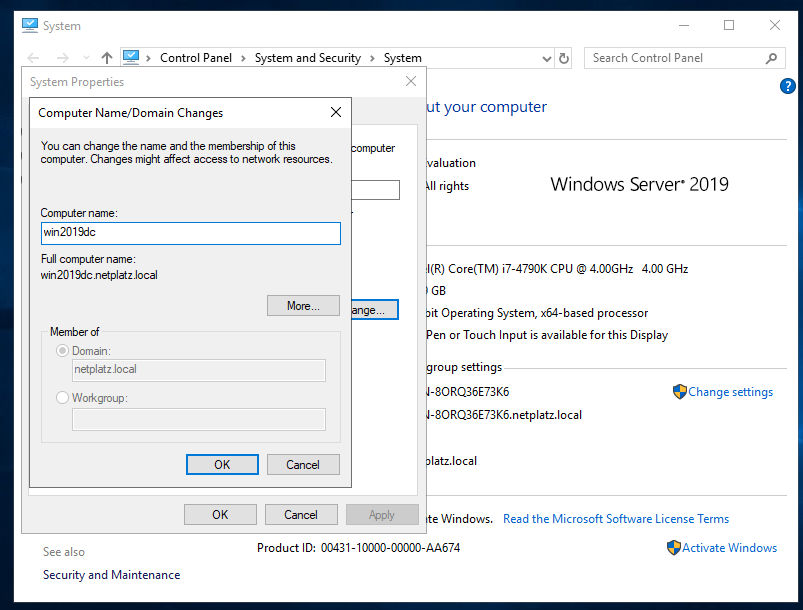 HomeLab: Creating a Domain Controller on Windows 2019.