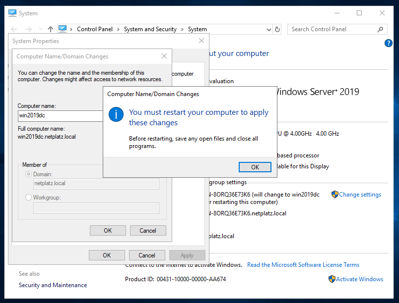 HomeLab: Creating a Domain Controller on Windows 2019.